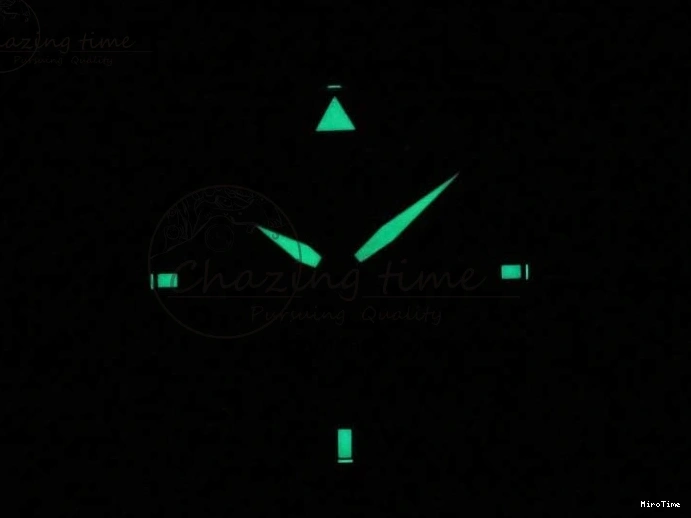 MIROTIME 0304 Reliable Pilot Chrono Blue Angels Black Ceramic ZF Best Edition on Blue Leather Strap A 7088